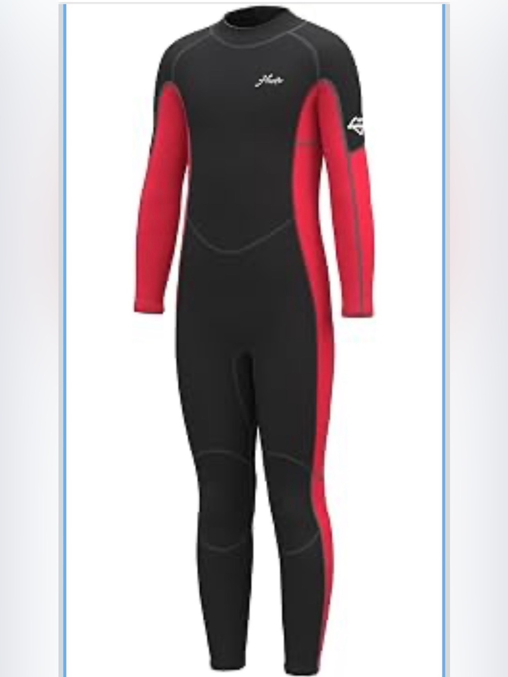Hevto Kids Wetsuit 3/2mm Neoprene Back Zip 10. 2263/bb13-2